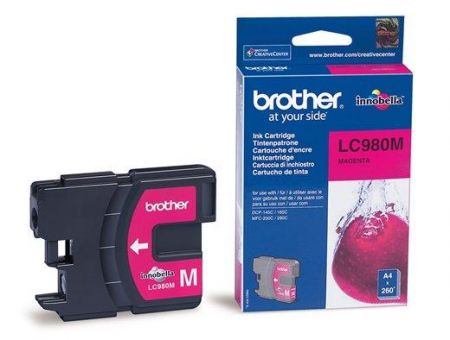 Brother LC980M Оригинална мастилена касета (магента)
