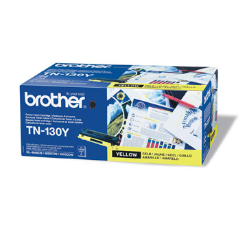 Brother TN130y оригинална тонер касета (жълта)