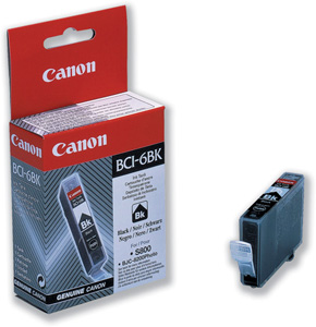 Canon BCI-6Bk Оригинална мастилена касета (черна)