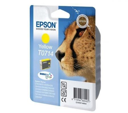 Epson T071440 Оригинална мастилена касета (жълта)
