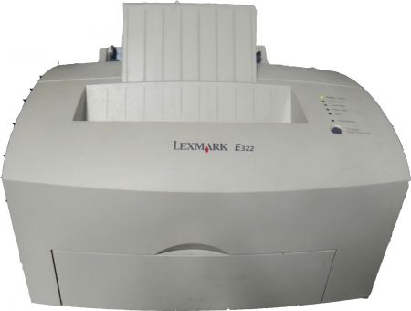 Втора употреба Lexmark E322N монохромен лазерен принтер с мрежа