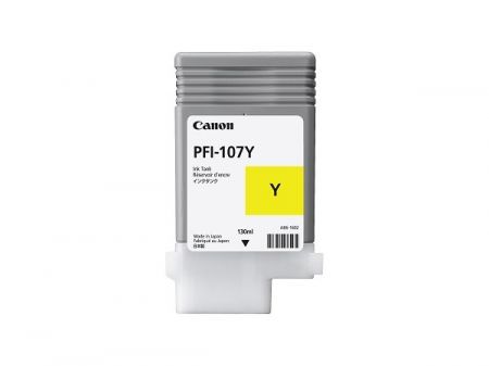 Canon PFI-107Y оригинална мастилена касета (жълт)