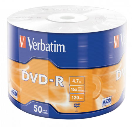 Verbatim DVD-R 4.7GB фолио (50) (43788)