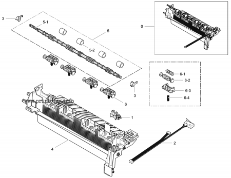 Изходен механизъм за Samsung SL-M2825 (JC93-00410F) OEM