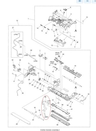 Лентов кабел за Canon i-Sensys MF443/445(FK4-4059) ОЕМ 