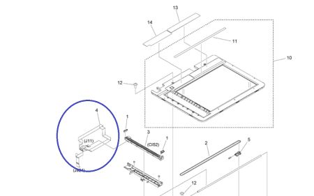 Лентов кабел за Canon i-Sensys MF443/449(FK4-4058) ОЕМ 