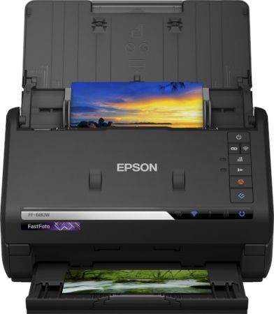 Epson Fast Foto FF-680W Document Scanner, скенер