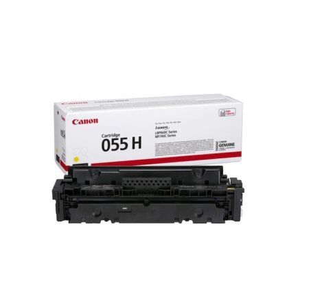 Canon Cartridge 055H оригинална тонер касета (жълт)