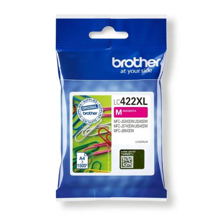 Brother LC-422XLМОригинална мастилена касета (магента)