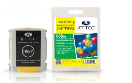C9393A (HP88) Съвместима мастилена касета (жълта) голям капацитет