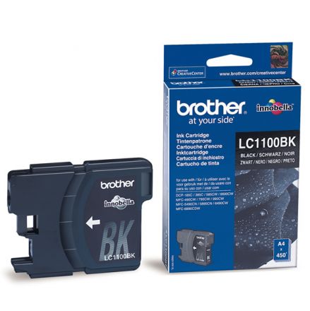 Brother LC1100BK Оригинална мастилена касета (черна)