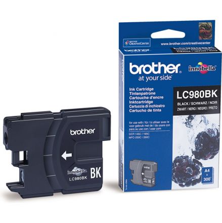 Brother LC980BK Оригинална мастилена касета (черна)