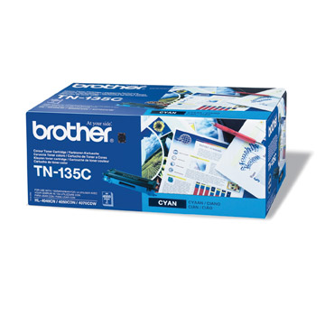 Brother TN135c оригинална тонер касета (циан)