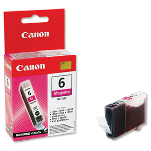 Canon BCI-6M Оригинална мастилена касета (магента)