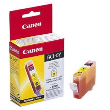 Canon BCI-6Y Оригинална мастилена касета (жълта)