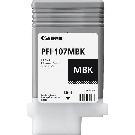 Canon PFI-107 Matte Black Оригинална мастилена касета