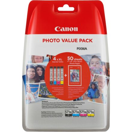 Canon Multi Pack CLI-571CMYB XL  оригинални мастилени касети