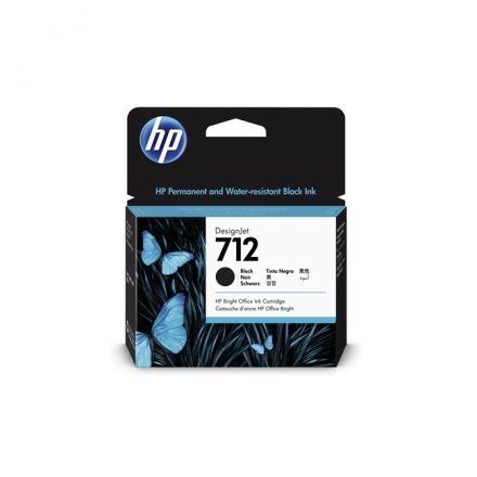 HP 3ED71A-712 80-ml оригинална мастилена касета (черен)