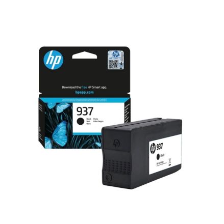 HP 937 4S6W5NE оригинална мастилена касета (черен)