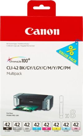 Canon Multi Pack CLI-42 (8 цвята) оригинални мастилени касети