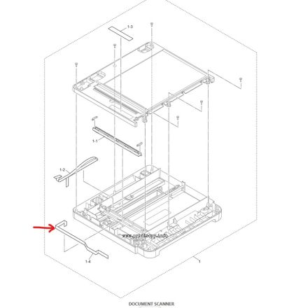 Лентов кабел за Brother DCP-B7500, MFC L2750 (D009GC001) OEM
